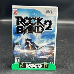 Rock Band 2 100+ Songs (Nintendo Wii, 2008) Complete W/ Manual